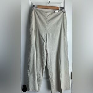 Vince Women’s Linen Blend Cropped Wide Leg Pants (Size 4)